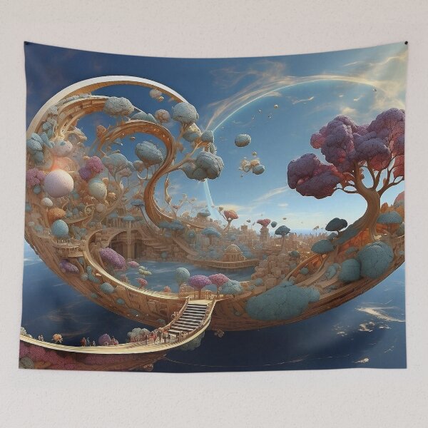 Item preview, A Fractal Fantasy World - 7 designed and sold by nyathiwa.