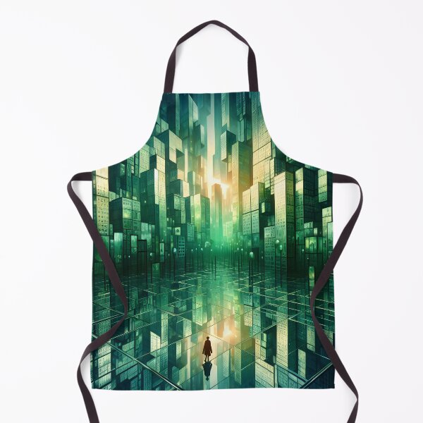 Item preview, Emerald Metropolis Vision designed and sold by AI-Only Creations.