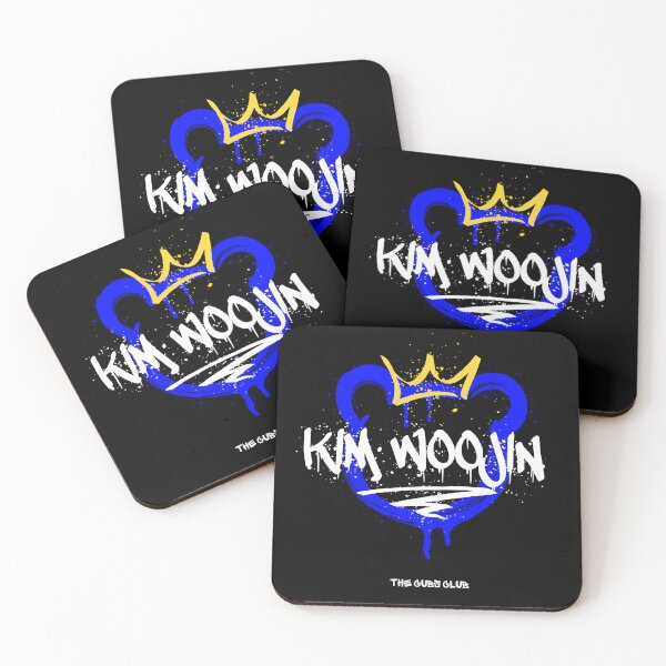 Item preview, KIM WOOJIN GRAFFITI (VERSIÓN AZUL 2) designed and sold by TheCubsClub.