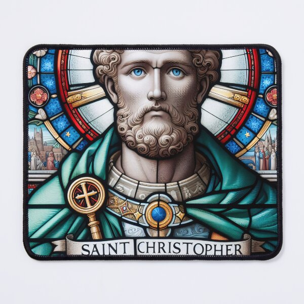 Item preview, Saint Christopher The Patron Saint of Travelers designed and sold by ClassicRetroism.