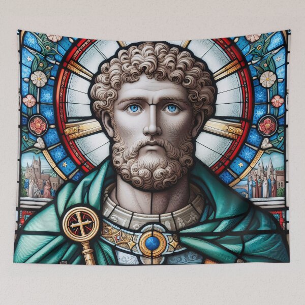 Item preview, Saint Christopher The Patron Saint of Travelers designed and sold by ClassicRetroism.