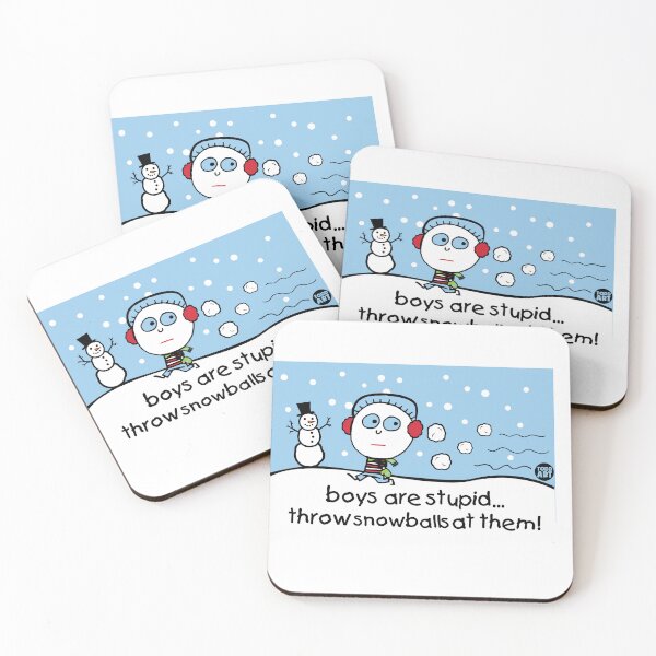 Item preview, BOYS ARE STUPID SNOWBALLS designed and sold by TODD GOLDMAN.