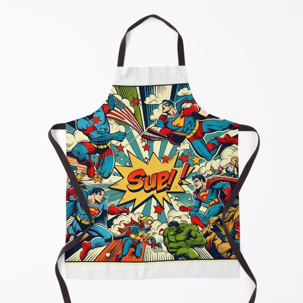 Item preview, "Superhero Flashback: Vintage Comic Book Splendor" designed and sold by APARTAI EU.