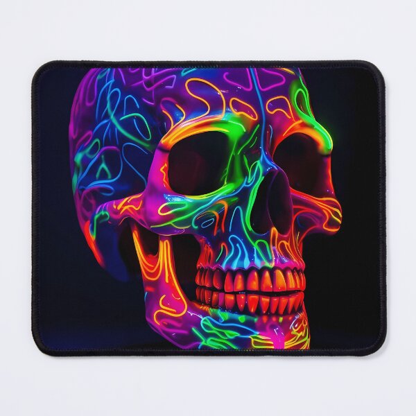 Item preview, Neon Skull Design designed and sold by Stevburykingev.