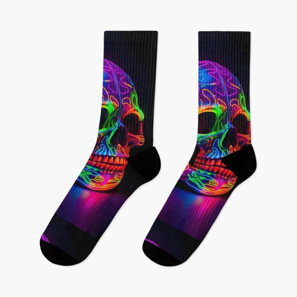 Item preview, Neon Skull Design designed and sold by Stevburykingev.