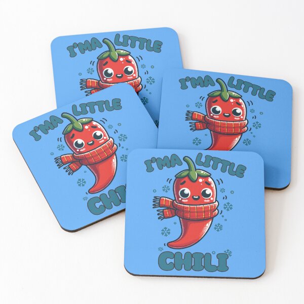 Item preview, I'm A Little Chili Food Pun designed and sold by TwistedRabbit12.