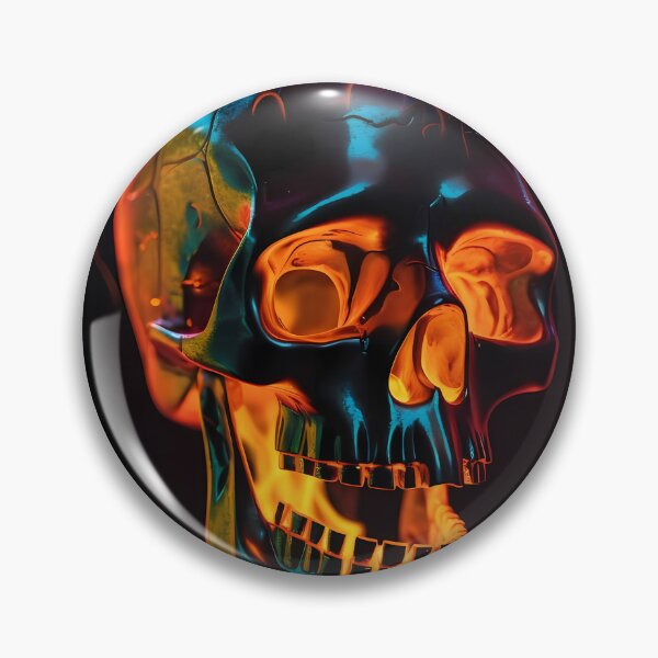 Item preview, Burning Skull designed and sold by Stevburykingev.