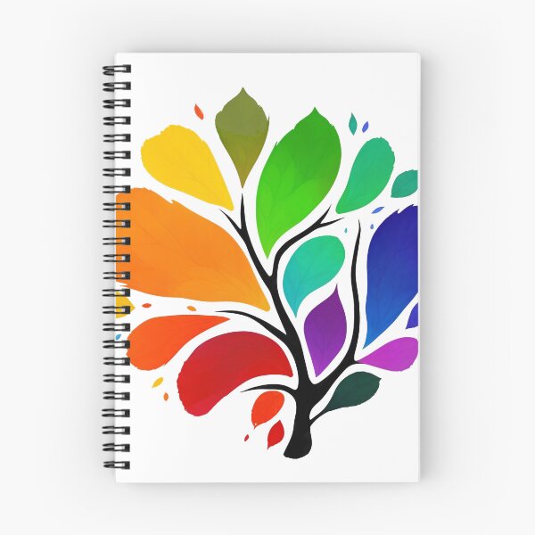 Item preview, The tree has colorful leaves. Bright, stylish print designed and sold by Harmonysens.