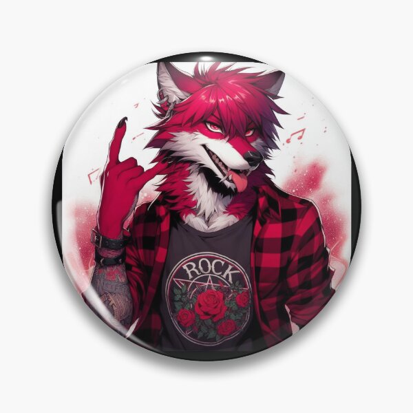 Item preview, Rocking red wolf designed and sold by Sabrinaski.