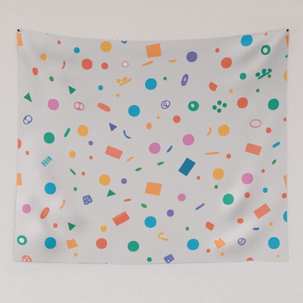 Item preview, Radiant Harmony: Whimsical Abstract Art with Bright Lines and Dots designed and sold by Carolina Salazar.