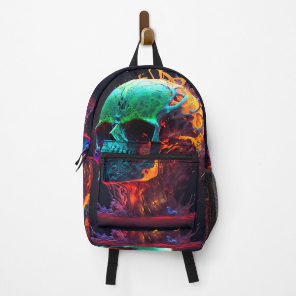 Item preview, Abstract Neon Skull designed and sold by Stevburykingev.
