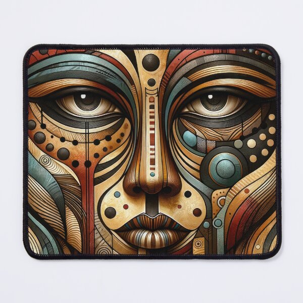 Item preview, Ancestral Tribal Wisdom Portrait designed and sold by Vlark555.