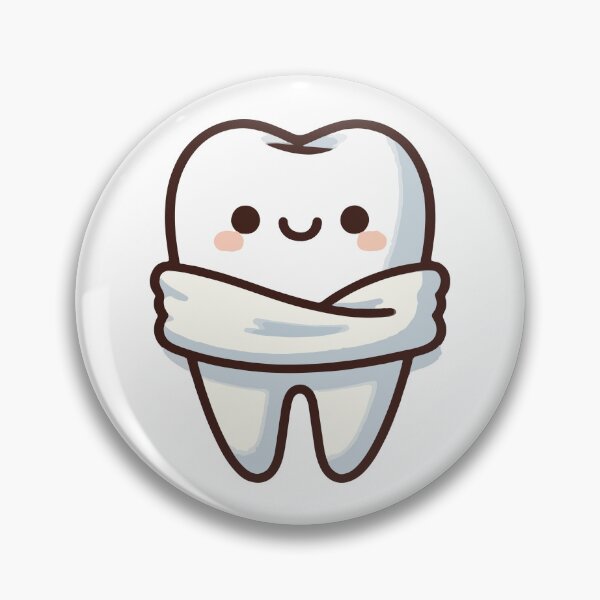 Item preview, Cozy Molar - Wrapped Up Cute Tooth Sticker designed and sold by ShopiDentistry.