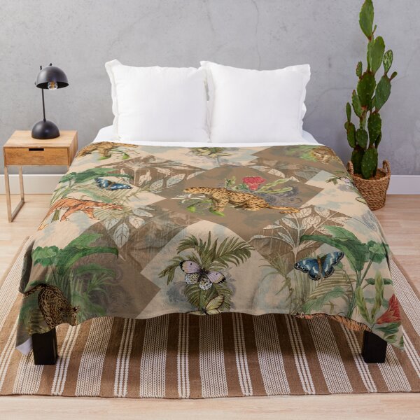 Item preview, Patchwork Jungle Pattern designed and sold by Asia Wetherell.