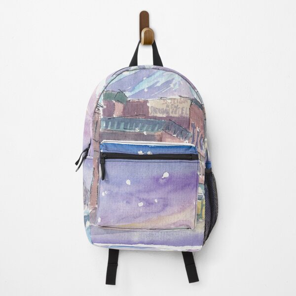 Item preview, Winter in Telluride Co with romantic Snowfall and Nightly Dawn designed and sold by artshop77.