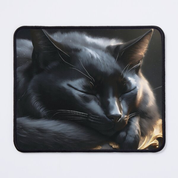 Item preview, sleeping cat in black designed and sold by viper2605.
