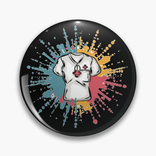 Item preview, Hospice Nurse Colorful Pattern designed and sold by Osa-Store.