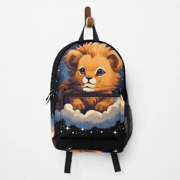 Item preview, Adorable little young kawaii lion cub illustration designed and sold by NBSStore.