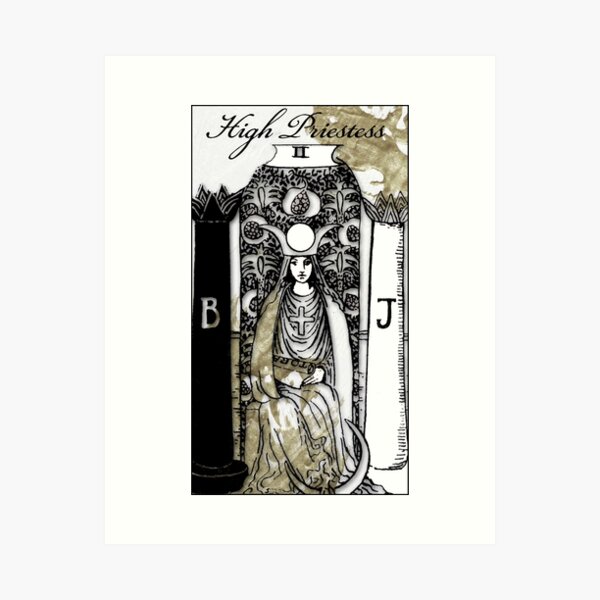 Item preview, The High Priestess Arcannah designed and sold by Sasha Art Gallery.