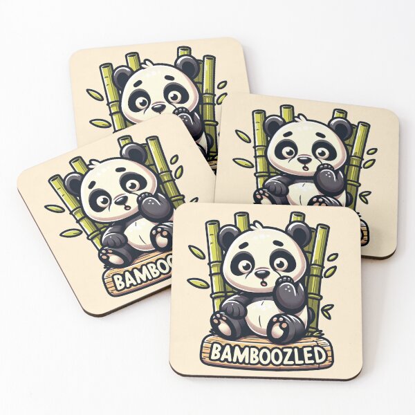 Item preview, Cute Cartoon Panda "Bamboozled"  designed and sold by Zestpond.