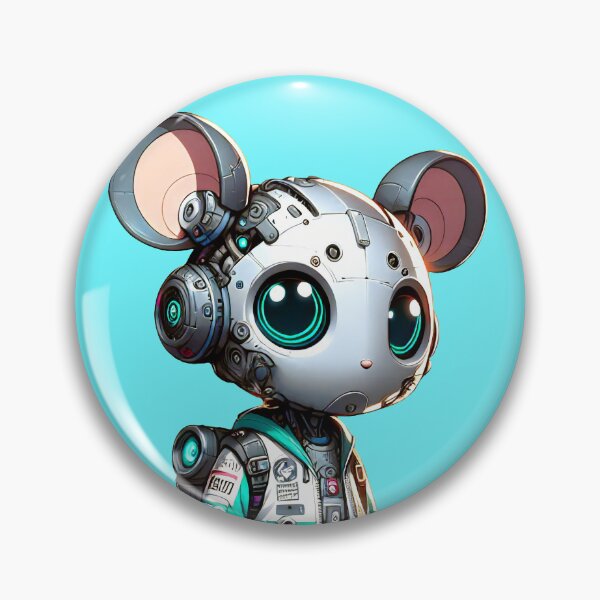 Item preview, Cute Cyberpunk Robot Rat! designed and sold by kukamatsu.