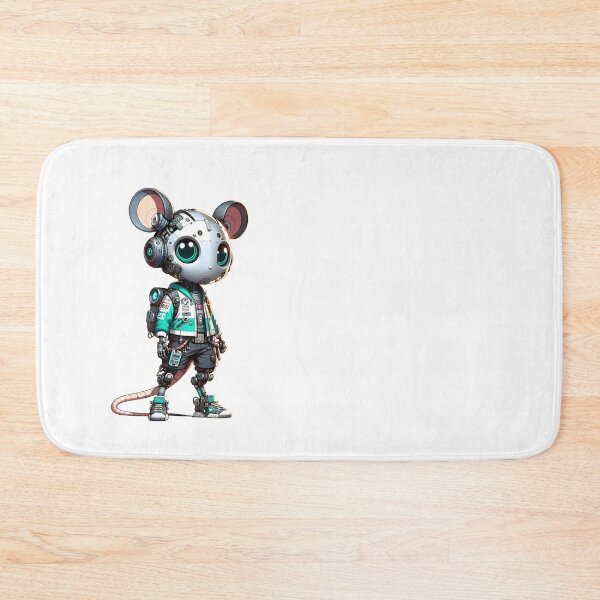 Item preview, Cute Cyberpunk Robot Rat! designed and sold by kukamatsu.