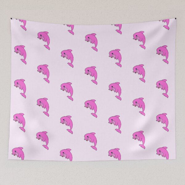 Item preview, pink dolphin designed and sold by emmam100.