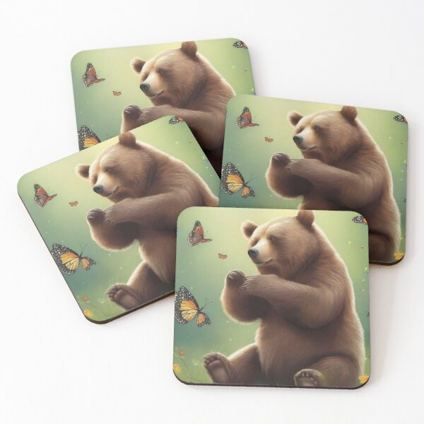 Item preview, Bear and Butterfly Bliss-2 designed and sold by evercurious77.