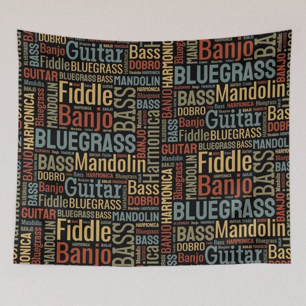Item preview, Bluegrass Word Collage designed and sold by Propeller Cap, LLC.