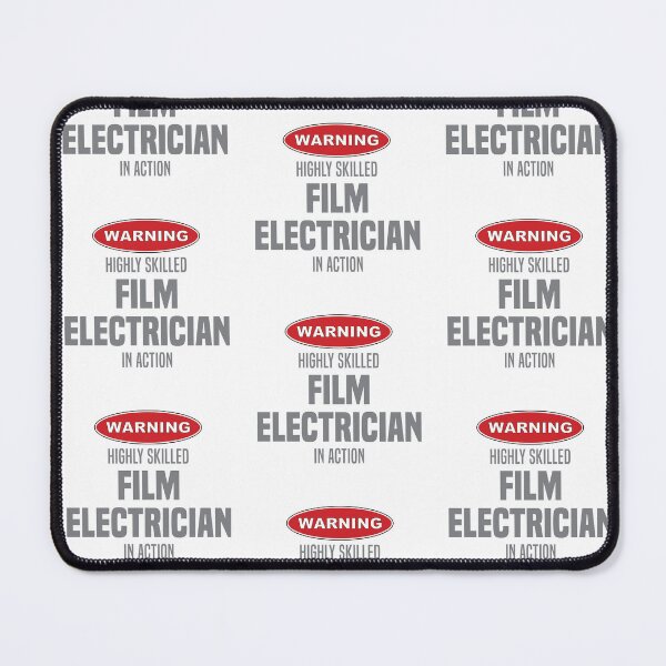 Item preview, Highly Skilled Film Electrician in Action designed and sold by NermilioDesigns.