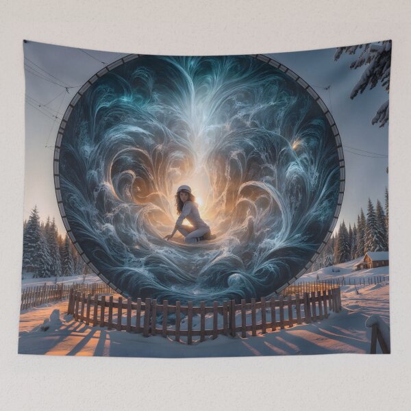 Item preview, Enigmatic Revolving Dreamscape: Luminous Whirl designed and sold by AI-Only Creations.