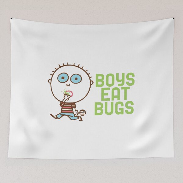 Item preview, BOYS EAT BUGS designed and sold by TODD GOLDMAN.