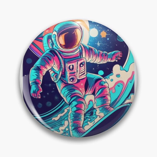 Item preview, cosmonaut surfs in space designed and sold by WarsawKing.