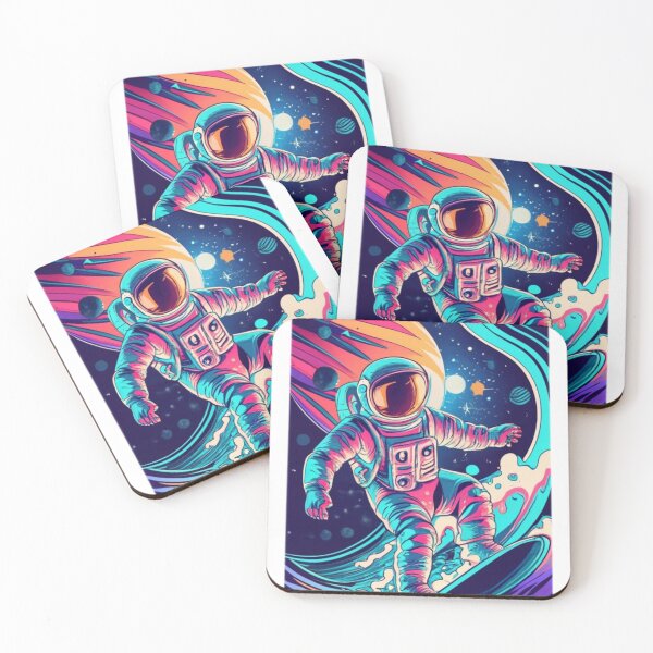 Item preview, cosmonaut surfs in space designed and sold by WarsawKing.