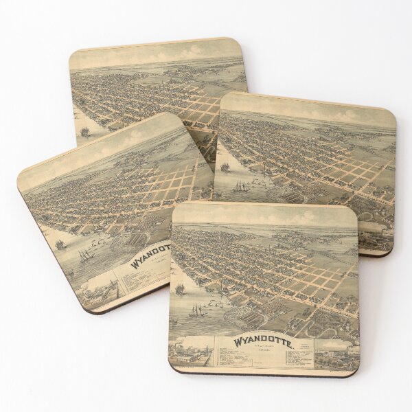 Item preview, Wyandotte, Michigan (1896) designed and sold by allhistory.
