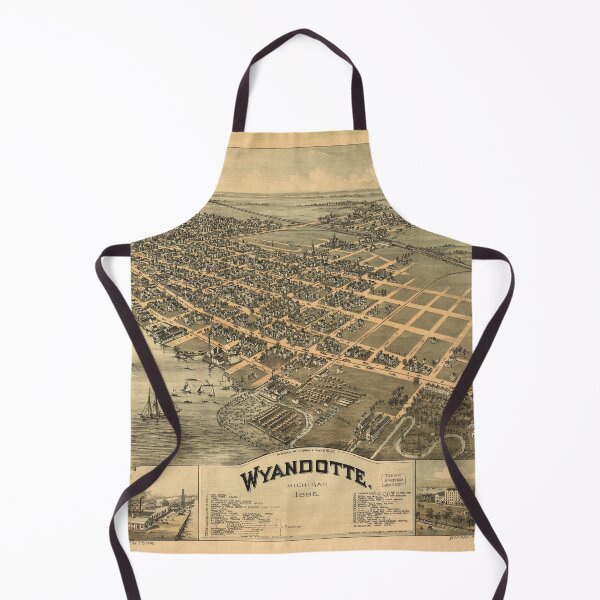 Item preview, Wyandotte, Michigan (1896) designed and sold by allhistory.