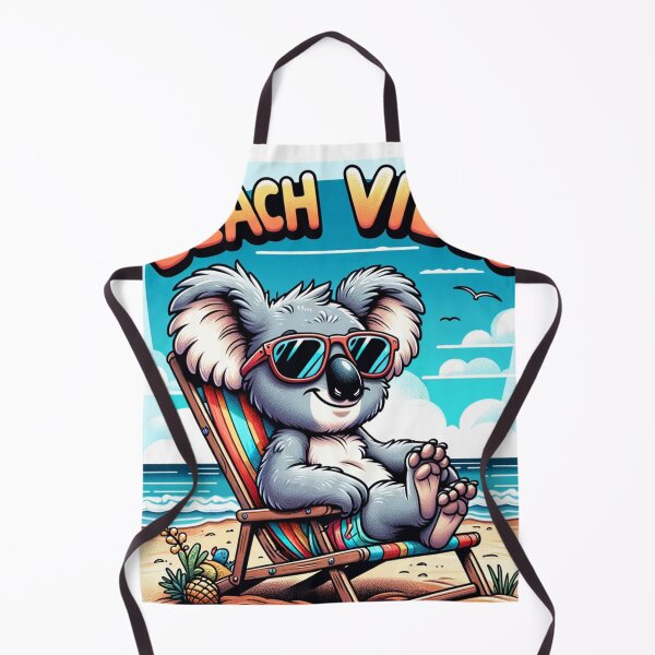 Item preview, Cute Cartoon Koala "Beach Vibes" designed and sold by Zestpond.