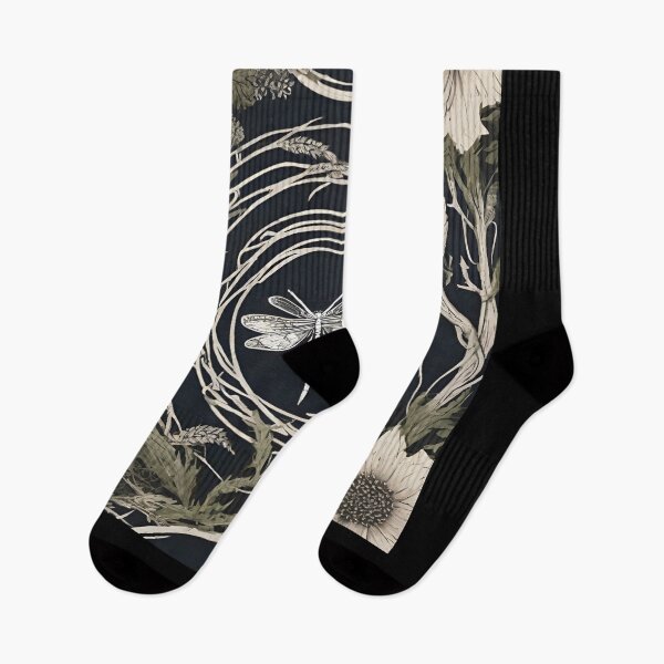 Item preview, Outlander - Sassenach Dragonfly Foliage Swirl Pattern designed and sold by dealchica.