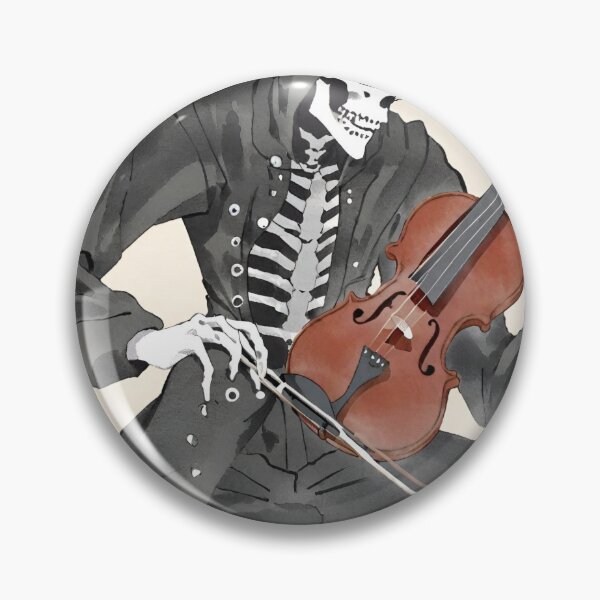 Item preview, Death playing the violin  - sticker designed and sold by LTI-Stickers.