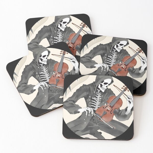 Item preview, Death playing the violin  - sticker designed and sold by LTI-Stickers.