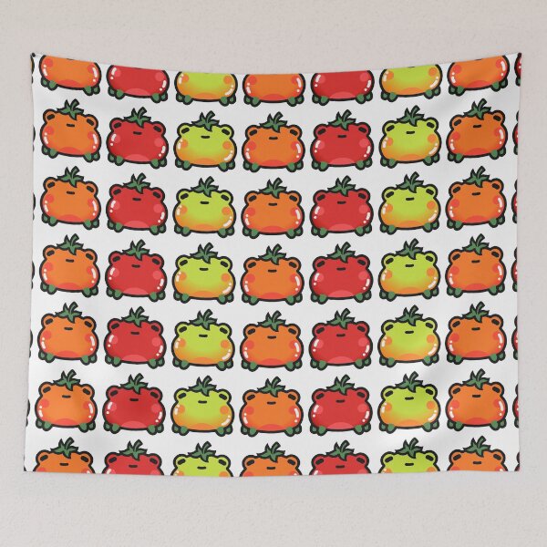 Item preview, Ripe Tomato Frogs designed and sold by Mint Garden.