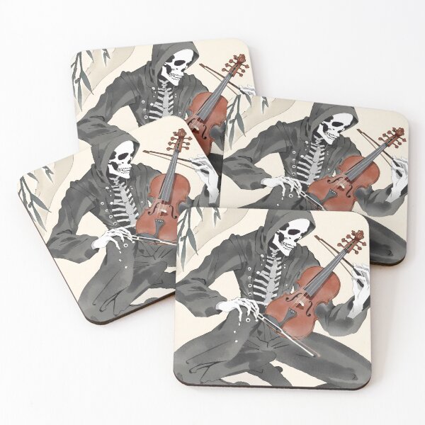 Item preview, Death playing the violin designed and sold by LTI-Stickers.