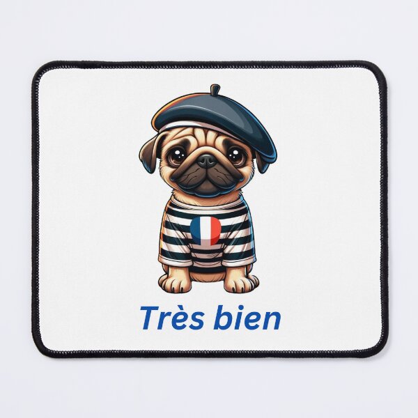 Item preview, Gifts for pug lovers and all things French designed and sold by Amigo Creations.