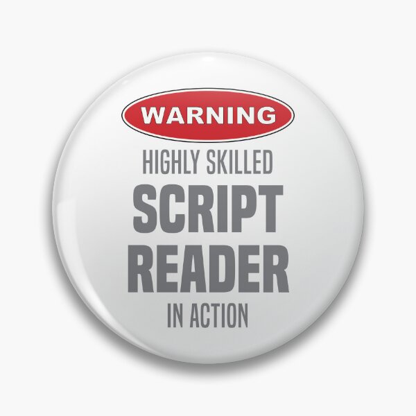 Item preview, Highly Skilled Script Reader in Action designed and sold by NermilioDesigns.