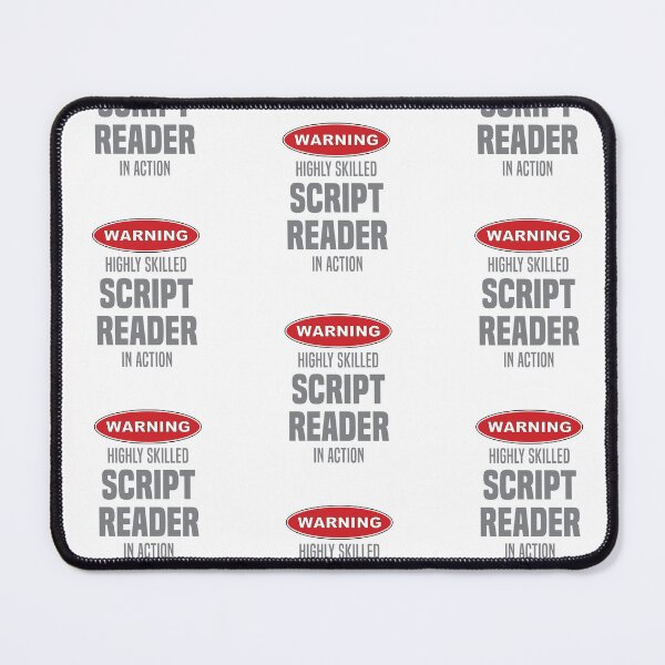Item preview, Highly Skilled Script Reader in Action designed and sold by NermilioDesigns.