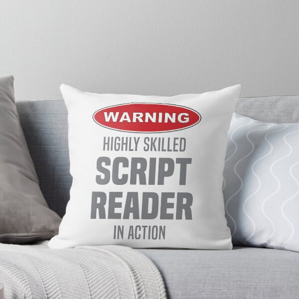 Item preview, Highly Skilled Script Reader in Action designed and sold by NermilioDesigns.