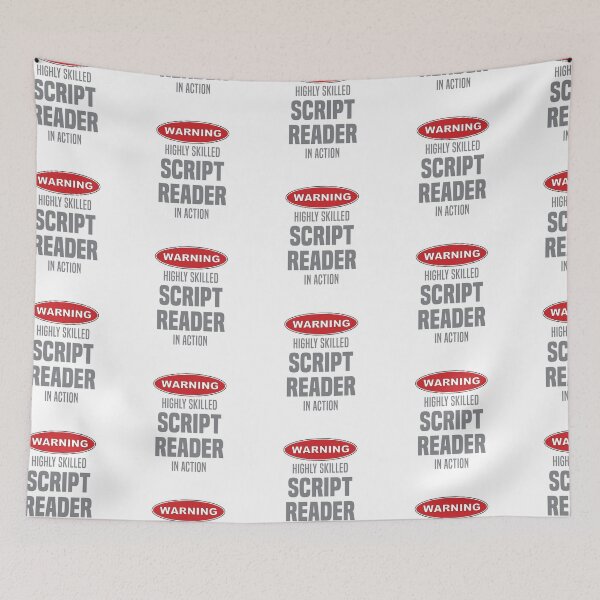 Item preview, Highly Skilled Script Reader in Action designed and sold by NermilioDesigns.
