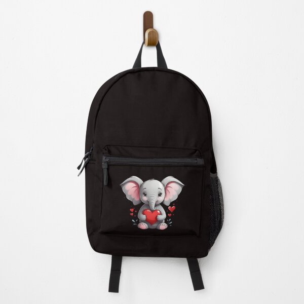 Item preview, red heart elephant designed and sold by jkrphoto.