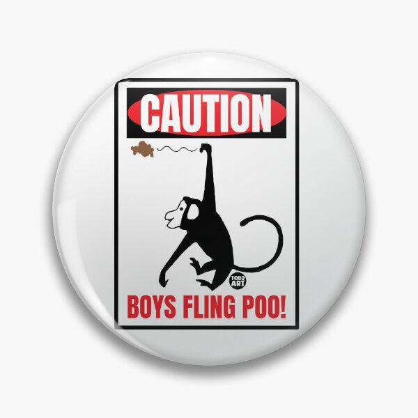 Item preview, BOYS FLING POO MONKEY designed and sold by TODD GOLDMAN.