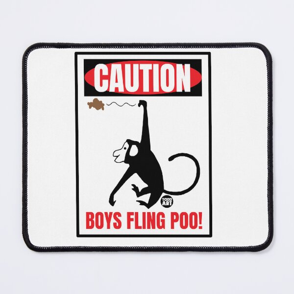 Item preview, BOYS FLING POO MONKEY designed and sold by TODD GOLDMAN.